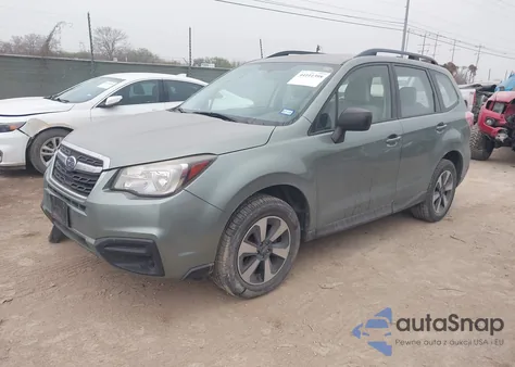 2017 Subaru Forester 2.5I z USA, uszkodzony, nr VIN JF2SJABC9HH491878